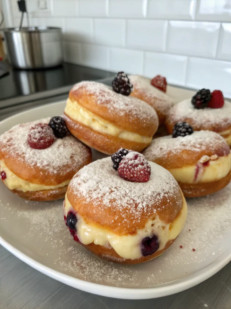 Cheesecake Stuffed Donuts