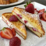 Fried Strawberry Cheesecake Sandwiches