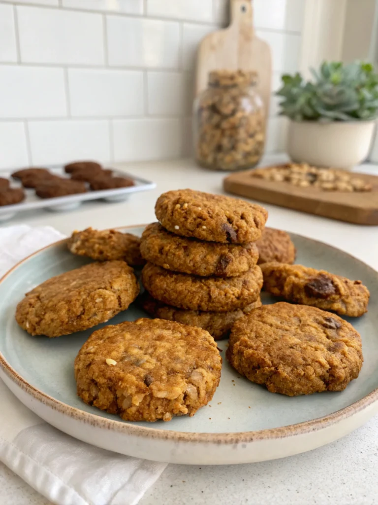 Healthy Energy Cookies Sugar-Free and Flourless
